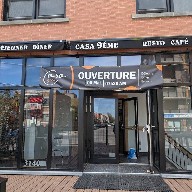 Casa 9&egrave;me - Restaurants Plats &agrave; emporter, Brunch pr&egrave;s de: H2G2C8