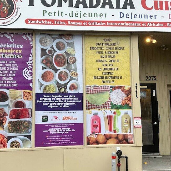 POMADATA Cuisine Afro Fusion & Lounge - Mercier-Hochelaga-Maisonneuve Delivery Restaurants