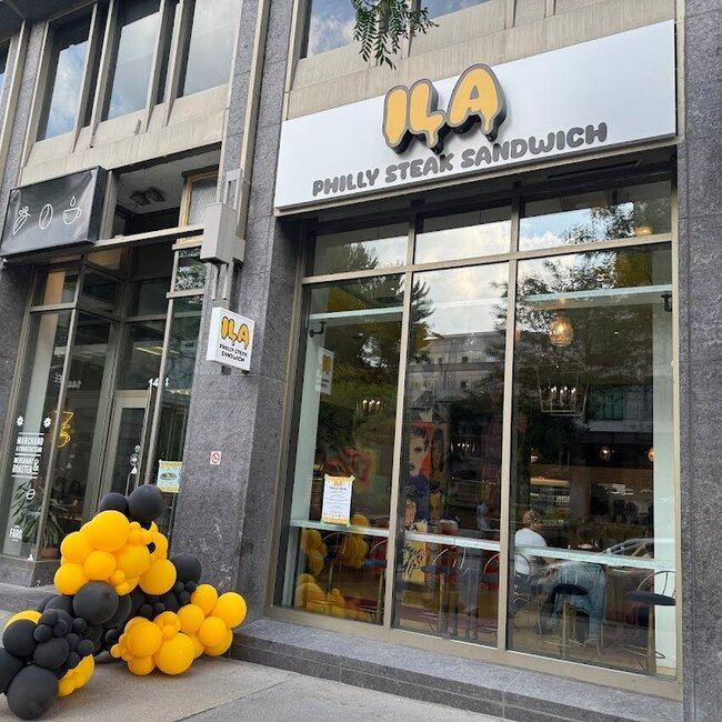 Sandwich au steak Philly de l'ILA - Sandwichs Ouverts lundi Centre-ville