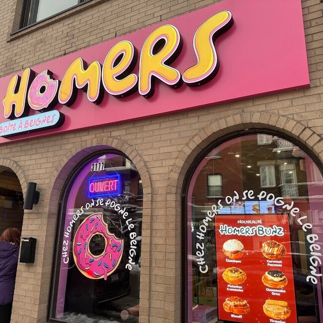 Homers Boîte à Beignes Restaurant Montréal: Menu, Avis & Réserver (2026)