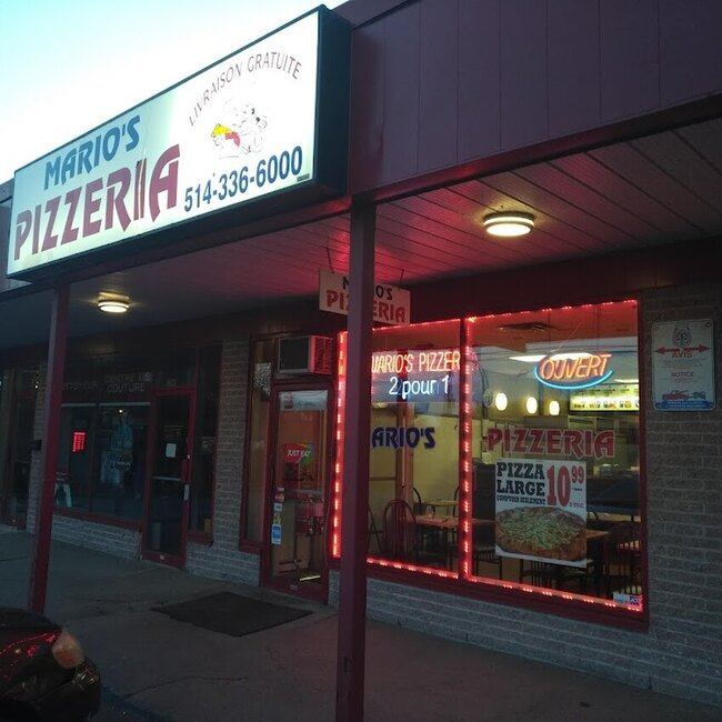 Pizzeria Marios - Restaurants pr&egrave;s de: H4K2V6