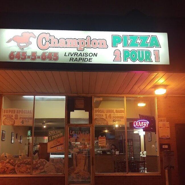 Champion 2 Pour 1 Pizza - Restaurants Ouverts lundi RDP-Pointe-aux-Trembles
