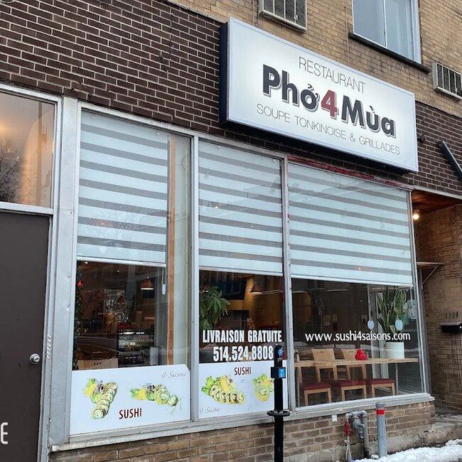 4 Saisons - Restaurants Sushi &agrave; Le Village/Centre Sud