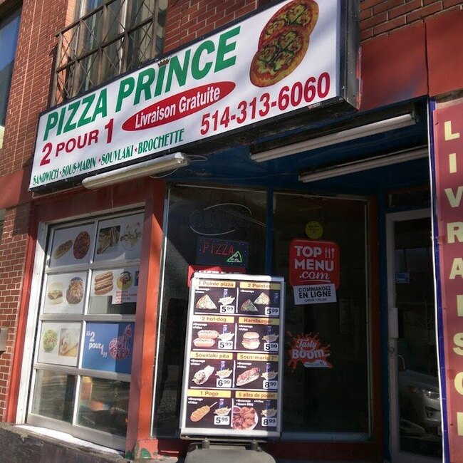 Prince Pizza - Restaurants Barbecue-BBQs, Poutines pr&egrave;s de: H2L4E9