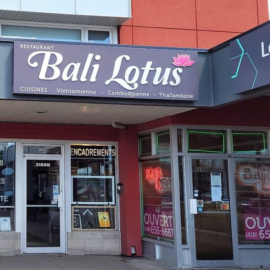 Bali Lotus - Restaurants Chinois, Szechuannais, Vietnamiens de Québec