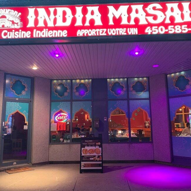 India Masala - Restaurants Apportez votre vin Repentigny