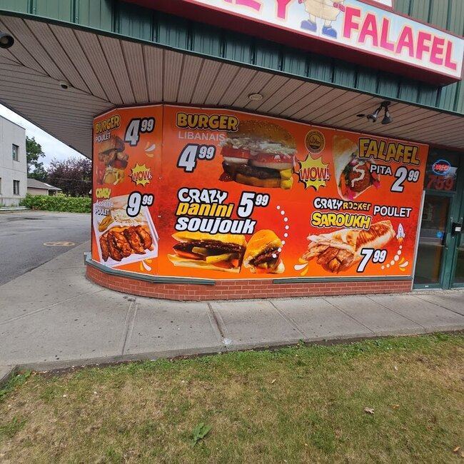 Crazy Falafel - Restaurants Ouverts midi Ville Saint-Laurent