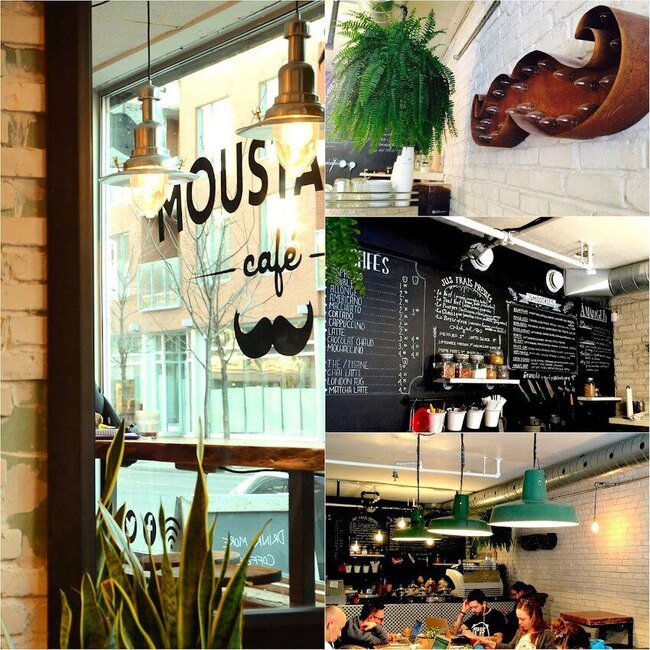 Moustache Caf&eacute; - Restaurants Terrasses pr&egrave;s de: H2S2P7