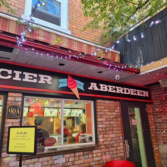 Le Glacier Aberdeen - Restaurants de Québec ouverts lundi