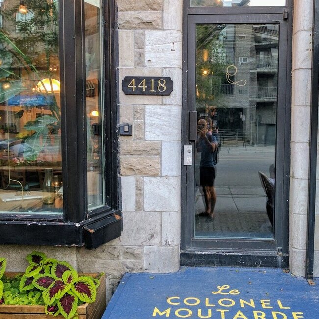 Le Colonel Moutarde Montreal Restaurant: Menu, Reviews & Reserve (2026)