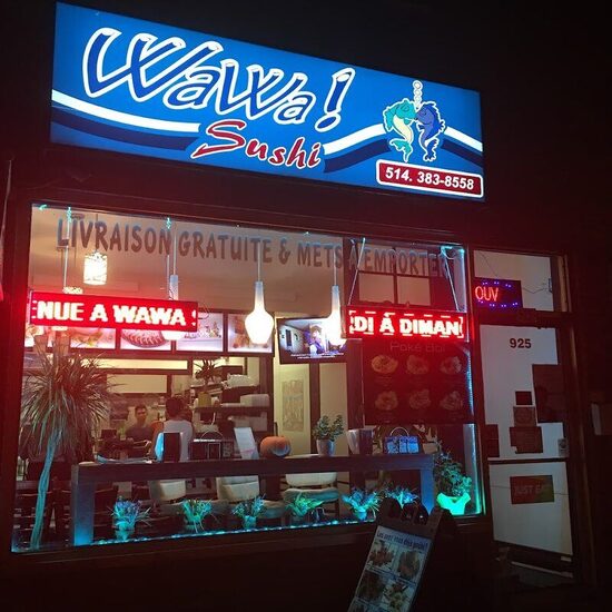Wawa Sushi - Takeout Available Restaurants in Montreal