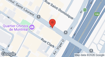 Comment se rendre à Pho Bang New York, Quartier Chinois - Montr&eacute;al