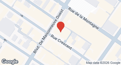 Comment se rendre à Burger Bar Crescent, Centre-ville - Montr&eacute;al