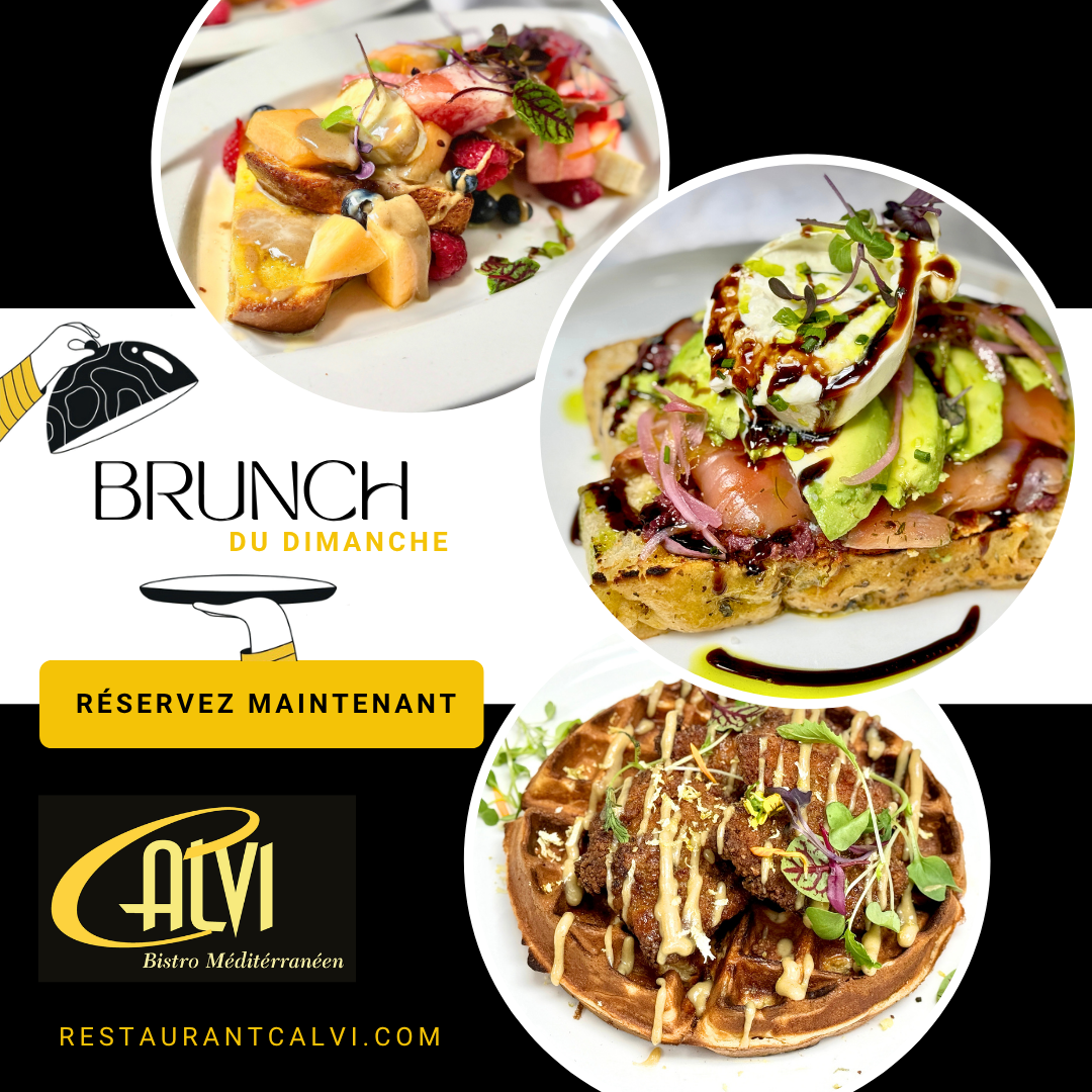 Nouveau brunch du dimanche au Restaurant Calvi