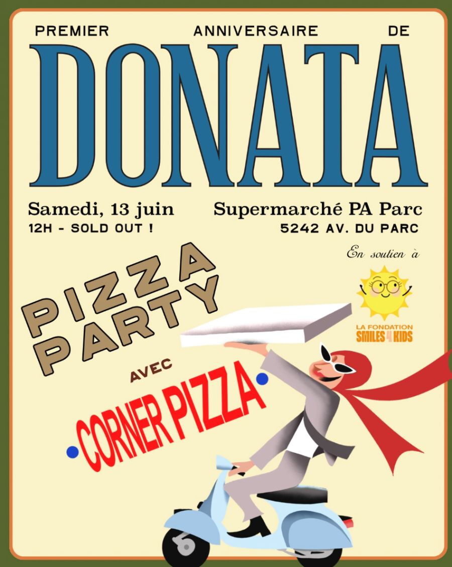 A Danny Smiles and Corner Pizza Pizza Party