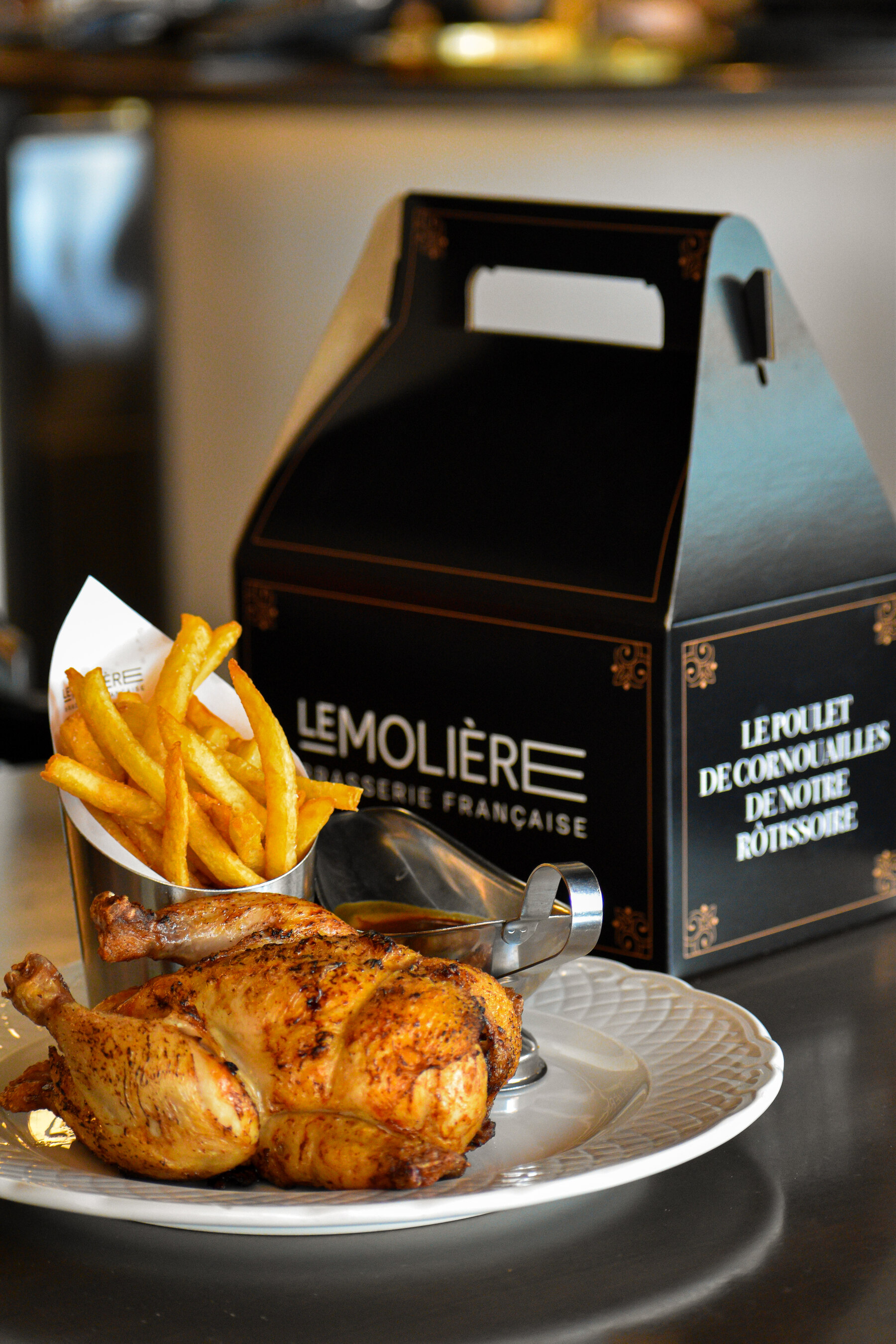Le Molière Brasserie Française Brings Its Famous Roasted Chicken Home