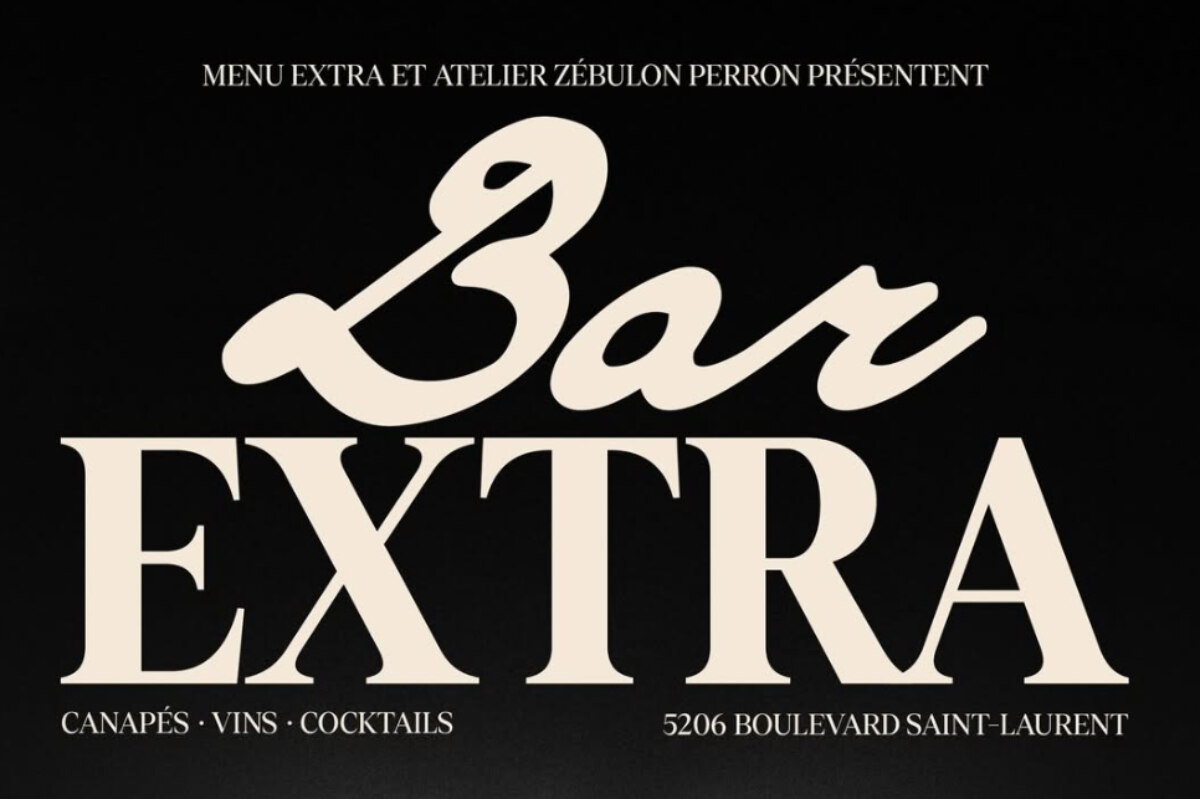 Bar Extra for One Weekend Only