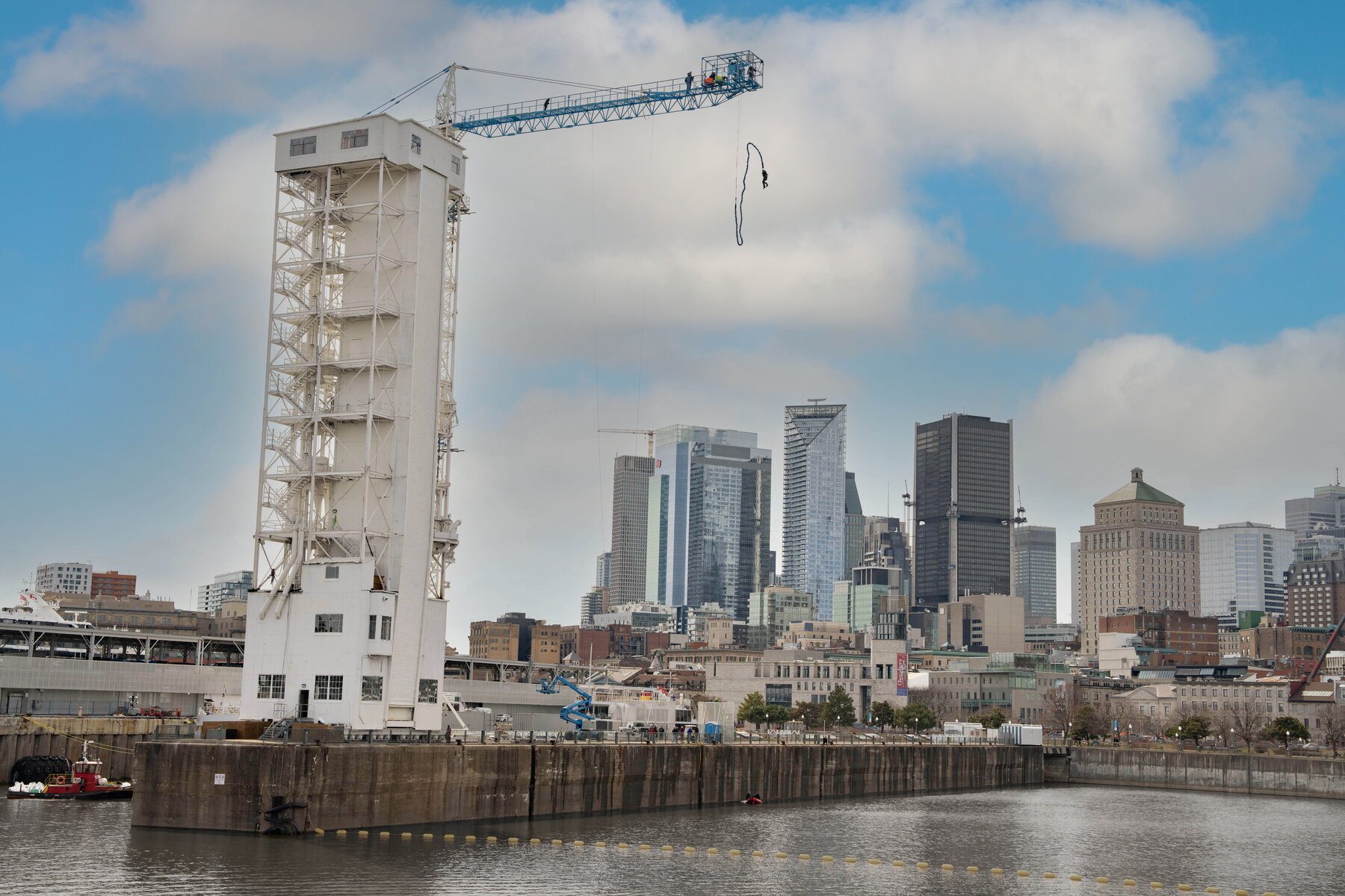 Montreal Bungee Reopens with Night Jumps and a New Tiki Bar in the Old Port