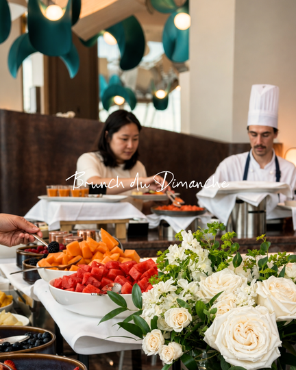 Le brunch du dimanche du RENOIR, un incontournable du week-end