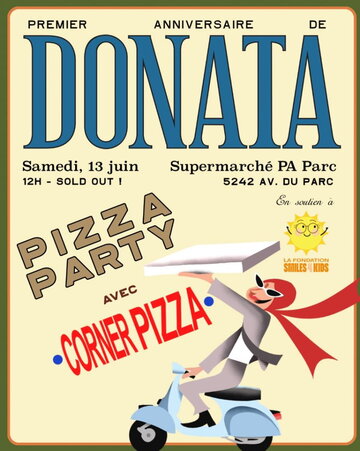 A Danny Smiles and Corner Pizza Pizza Party