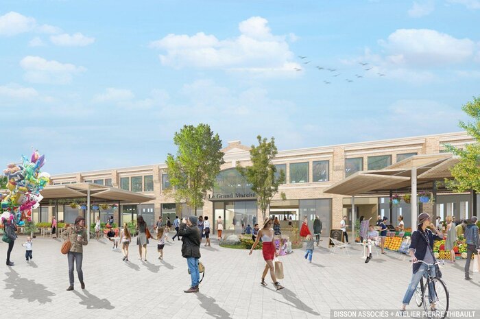 Le Grand Marché sera un lieu accessible, rassembleur et animé à lannée