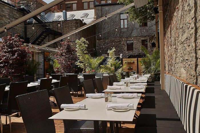 REOPENING OF VIEUX-PORT STEAKHOUSES GARDEN TERRACE News