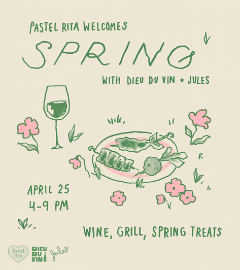 Come Celebrate Spring at Pastel Rita This Saturday