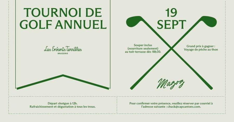 Golf Tournament Presented by Les Enfants Terribles - Event