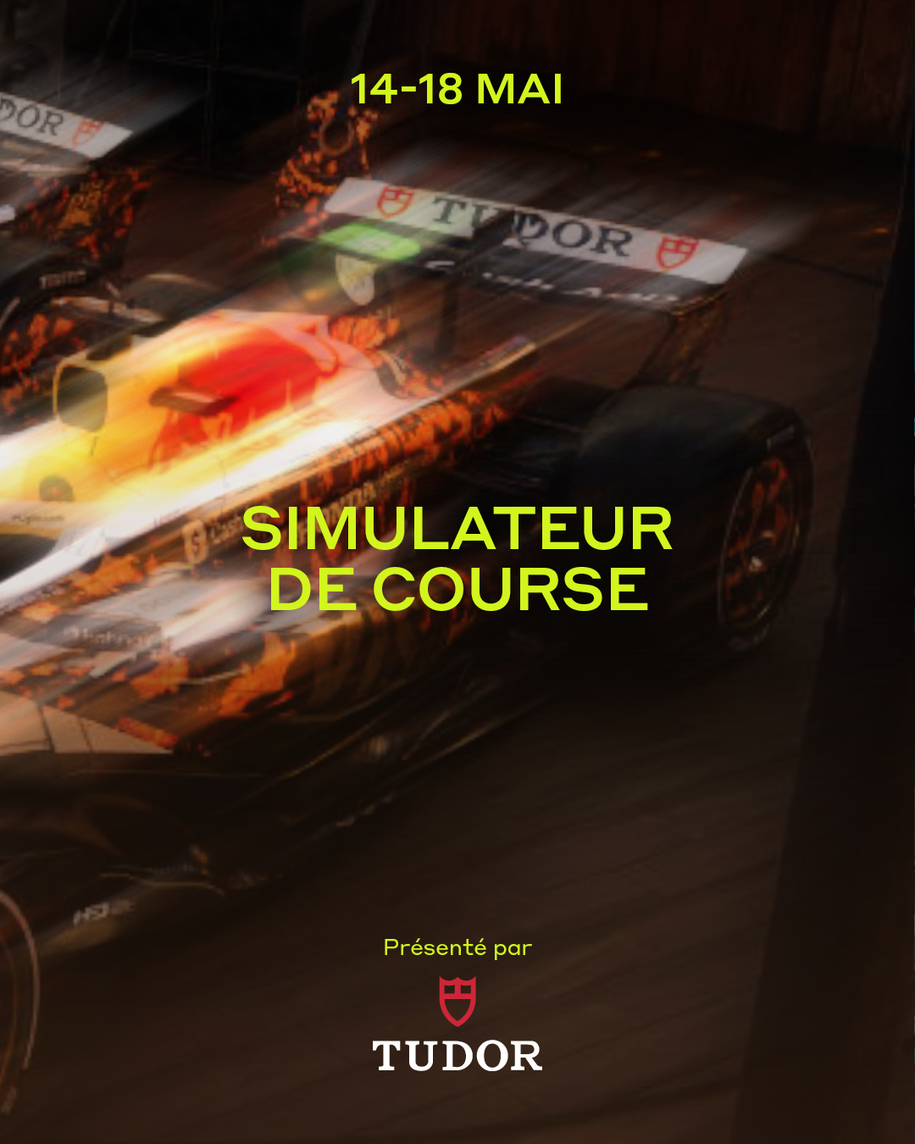 Simulateur de course F1 présenté par TUDOR chez ROYALMOUNT Événement