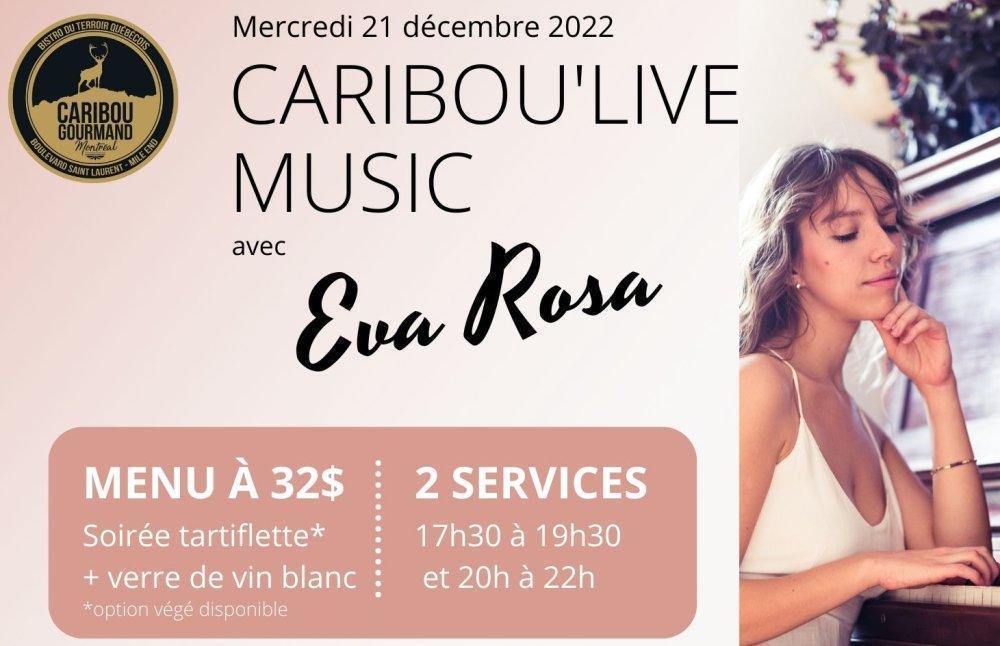 Caribou'Live Music with Eva Rosa - Event