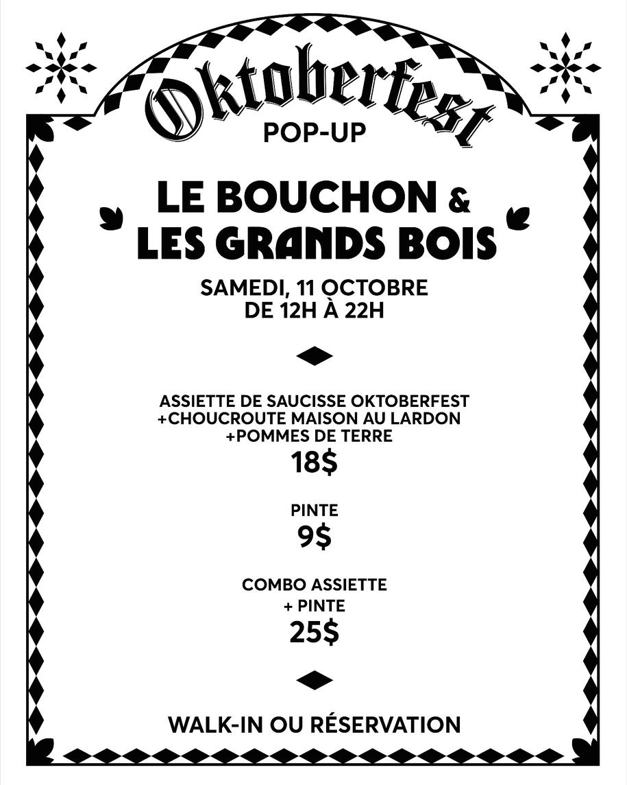 Oktoberfest at Le Bouchon par Bleu & Persillé - Event