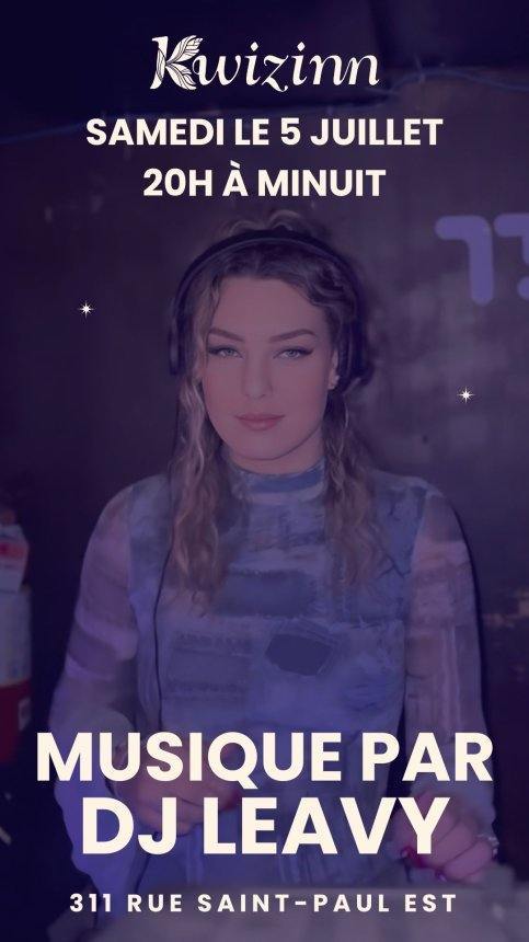 DJ Leavy chez Kwizinn - événement