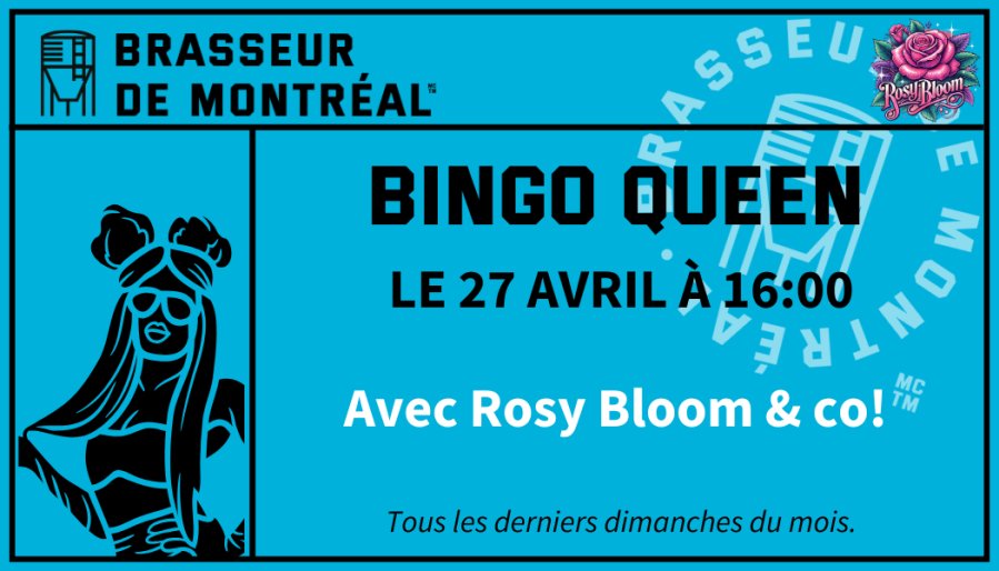 Bingo Queen at Brasseur de Montréal - Event