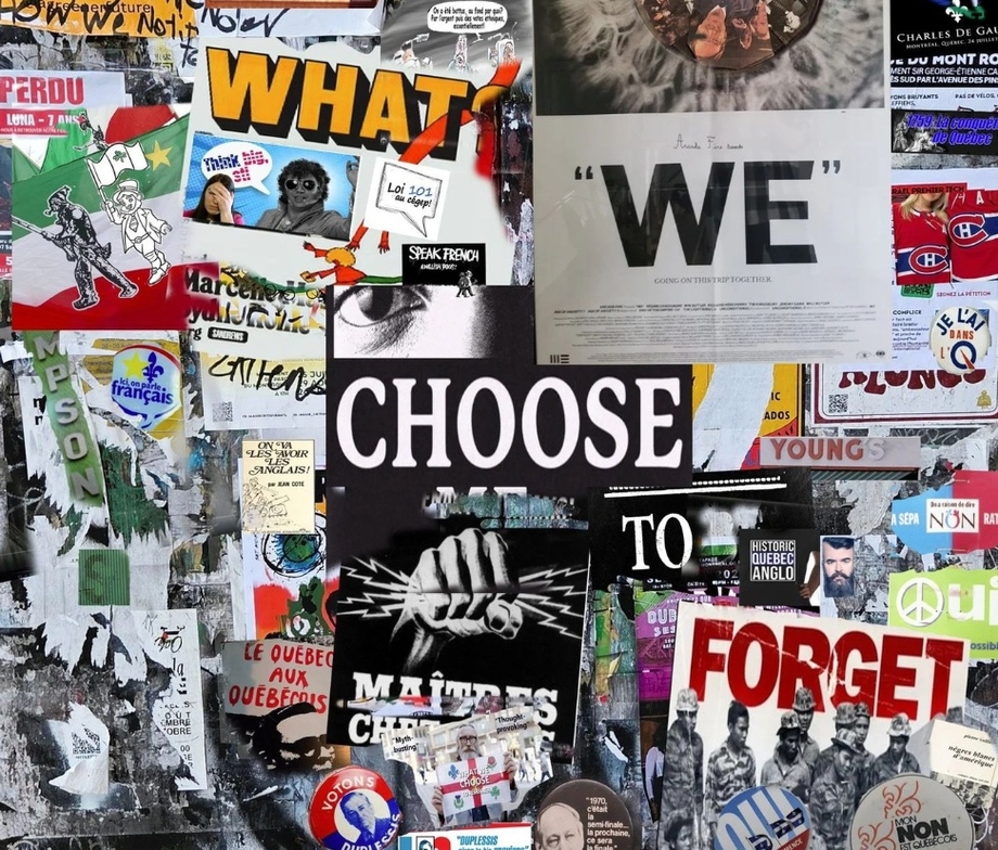 What We Choose To Forget - A Portrait of Contemporary Quebec Event