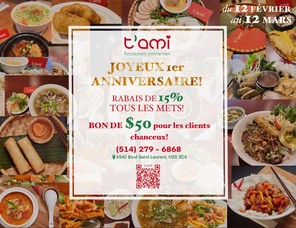 Célébrez notre 1er Anniversaire avec nous! - événement