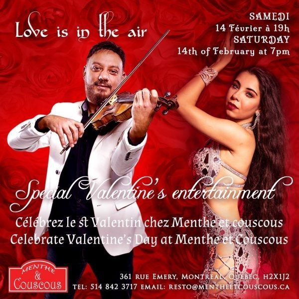Valentine's Day Special Bellydance Dinner Shows