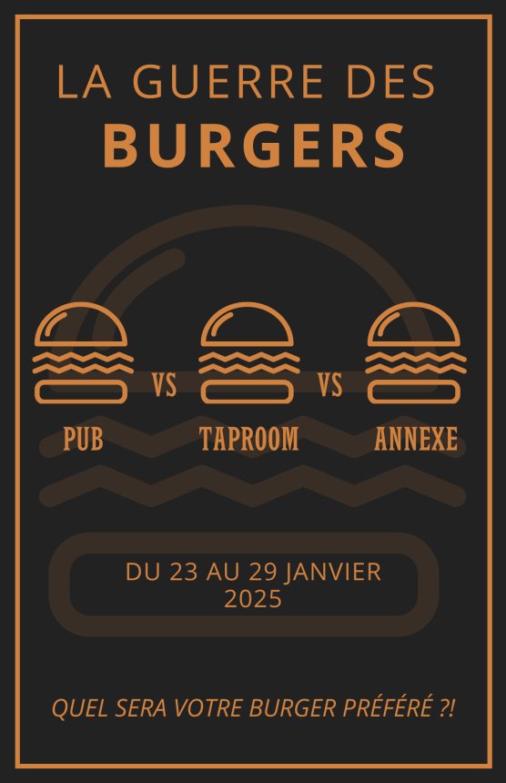 La Guerre des Burgers - événement