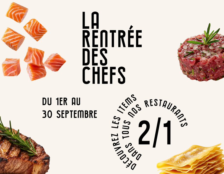 LA RENTRÉE DES CHEFS 2026 - événement