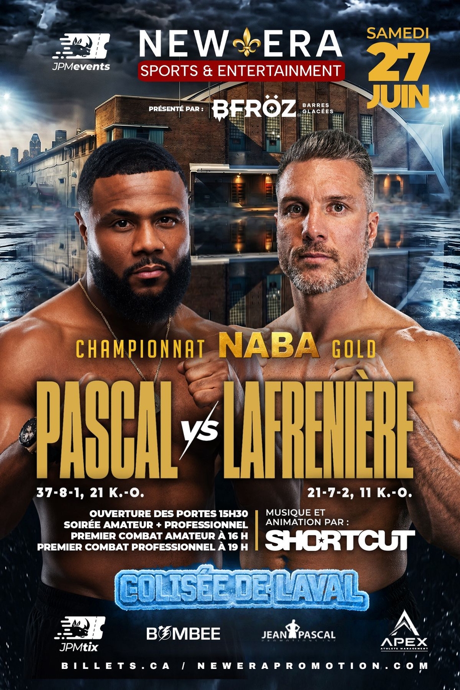 Jean Pascal and Francis Lafrenière Set for Final Showdown in Laval Event