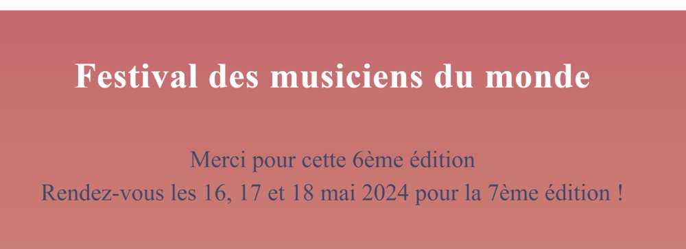 Festival des musiciens du monde à Montréal - événement