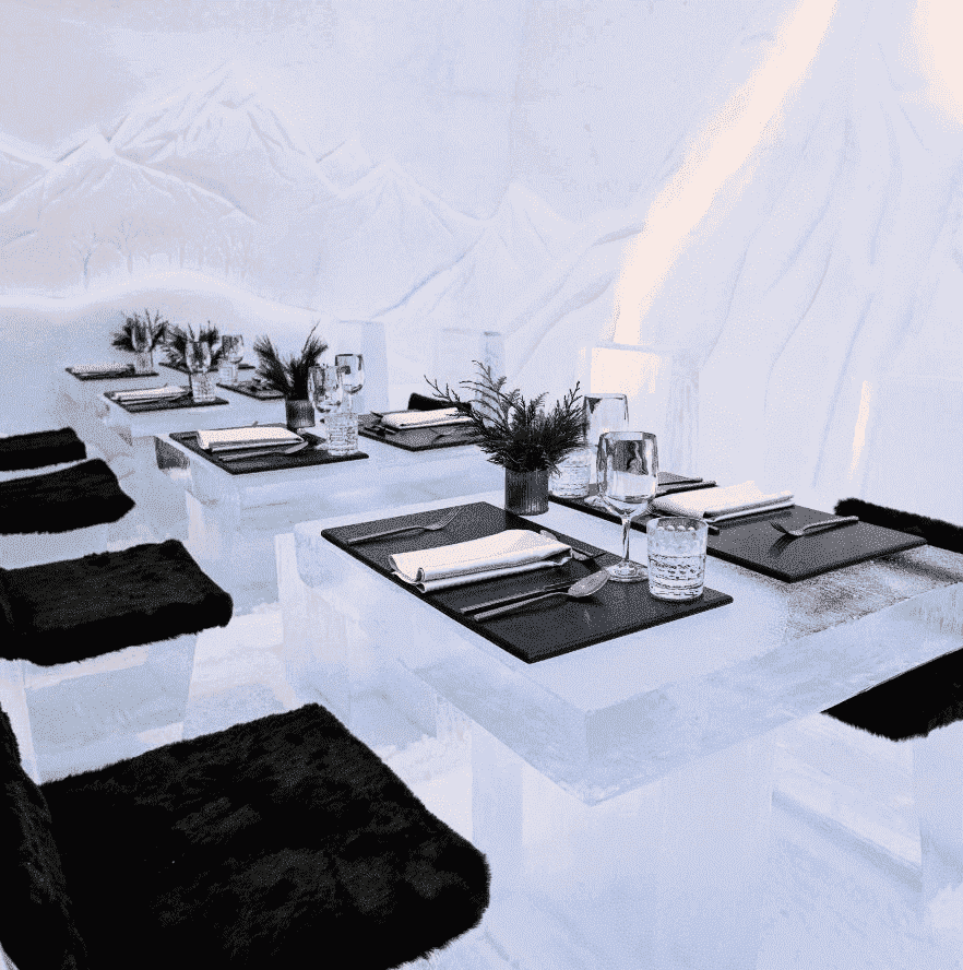 Restaurant de L'Hôtel de Glace Signé Château Frontenac - Event Restaurant de L'Hôtel de Glace Signé Château Frontenac - Event