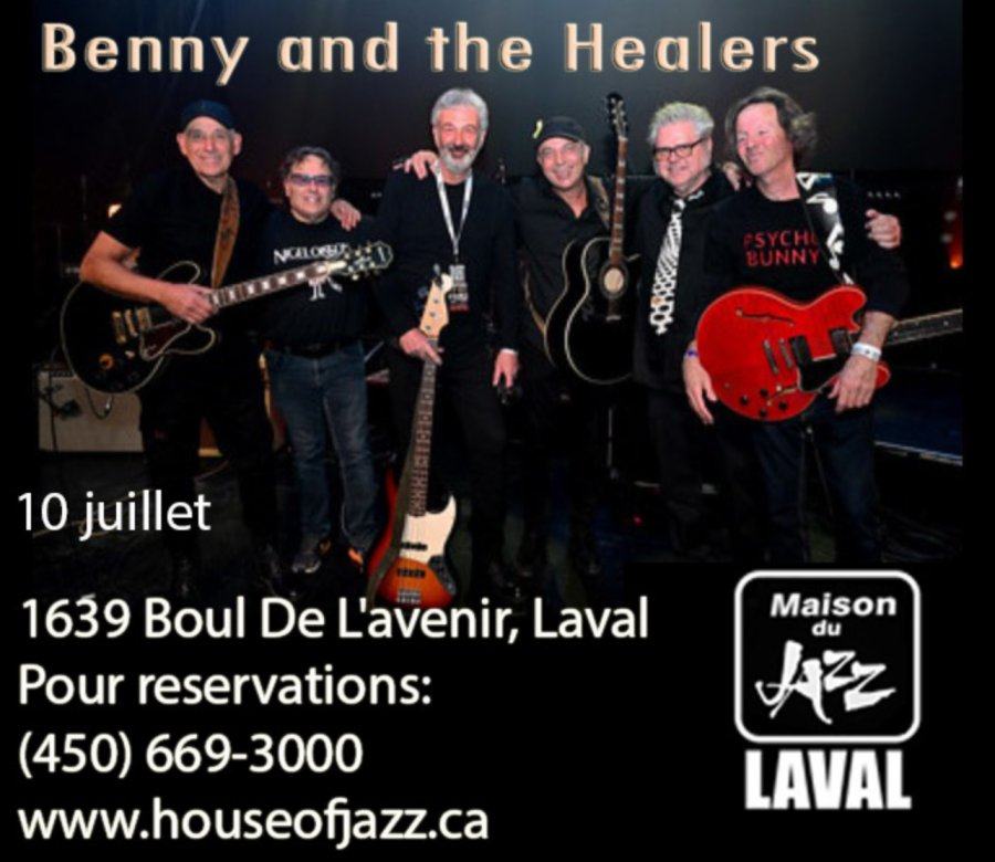 Benny and the Healers at Maison du Jazz (House of Jazz) - Event