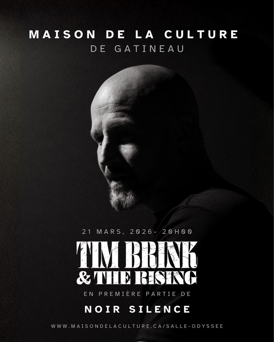 TIM BRINK & THE RISING TO PERFORM AT THE GATINEAU CULTURAL CENTER