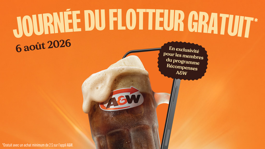 Flotteur à la Root Beer A&W gratuit! - événement
