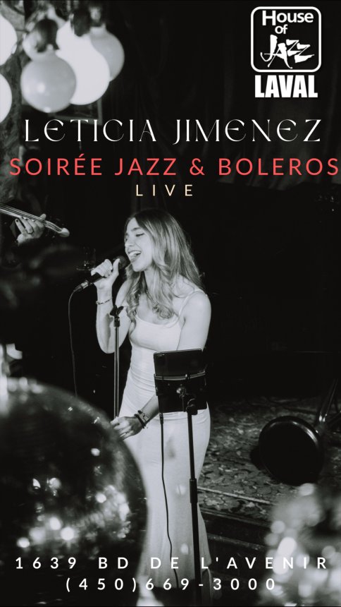 Leticia Jimenez at Maison du Jazz (House of Jazz) - Event