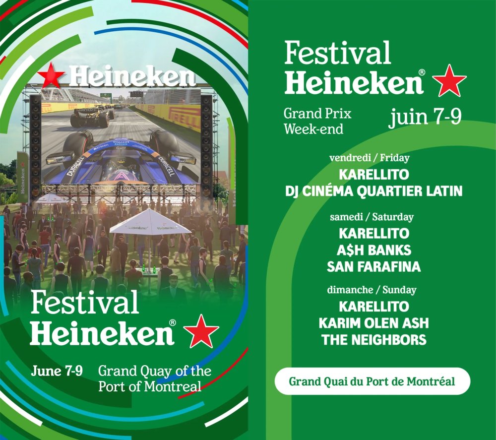 Festival Heineken du Grand Prix du Canada à Montréal - événement