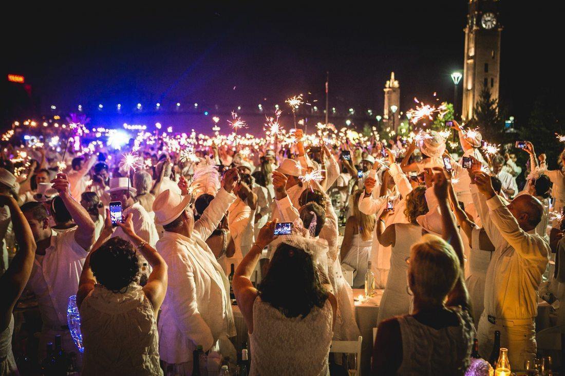 Le Dîner en Blanc de Montréal 2024 - événement