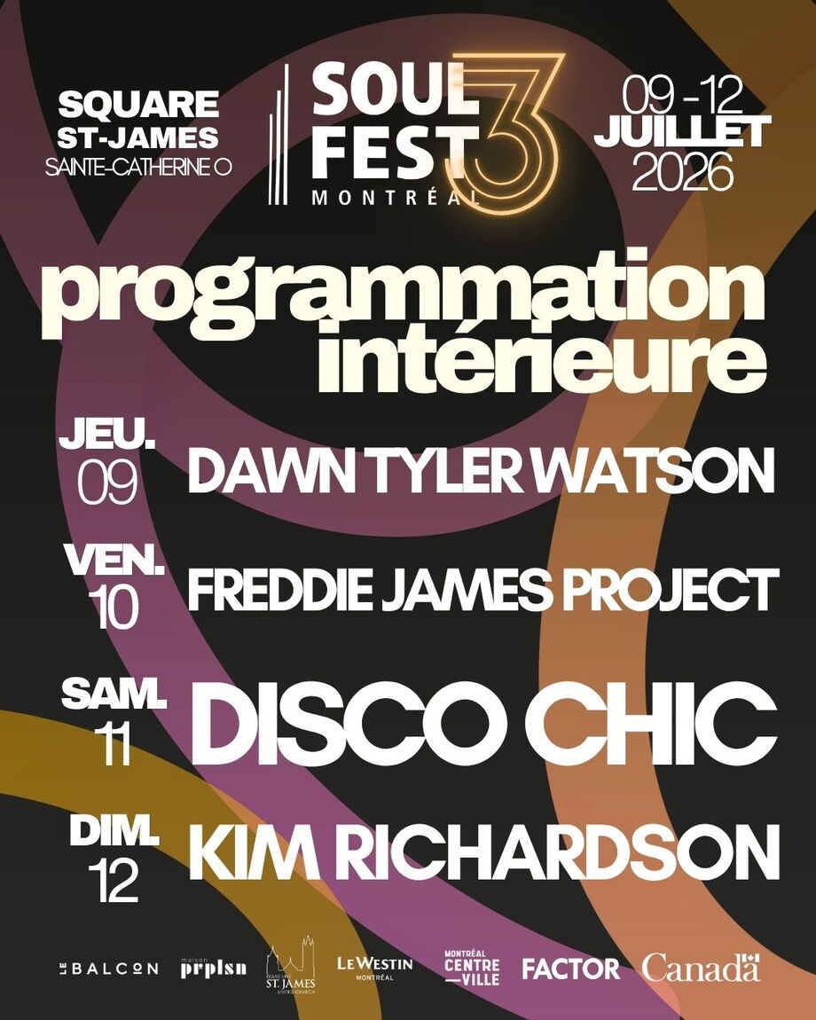 SOULFEST Montreal 2026 at Le Balcon Event