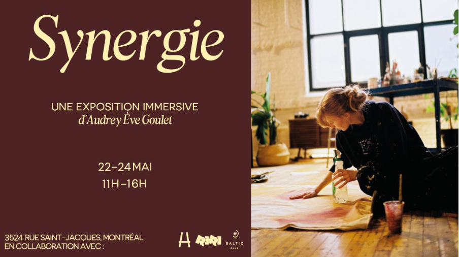 &Agrave; 24 ans, lartiste Audrey-&Egrave;ve Goulet voit grand avec Synergie, une exposition immersive hors norme