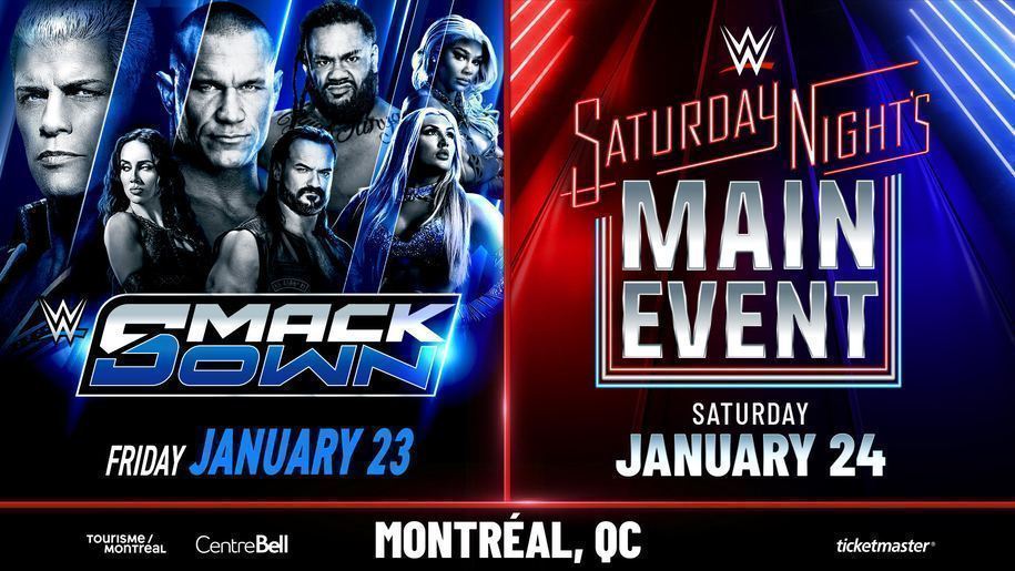 WWE Friday Night SmackDown et Saturday Night's Main Event - événement